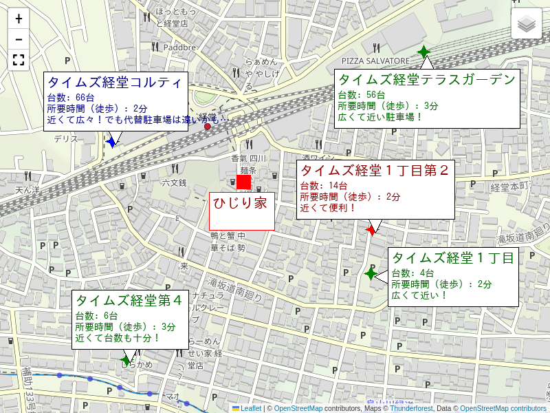 駐車場の画像